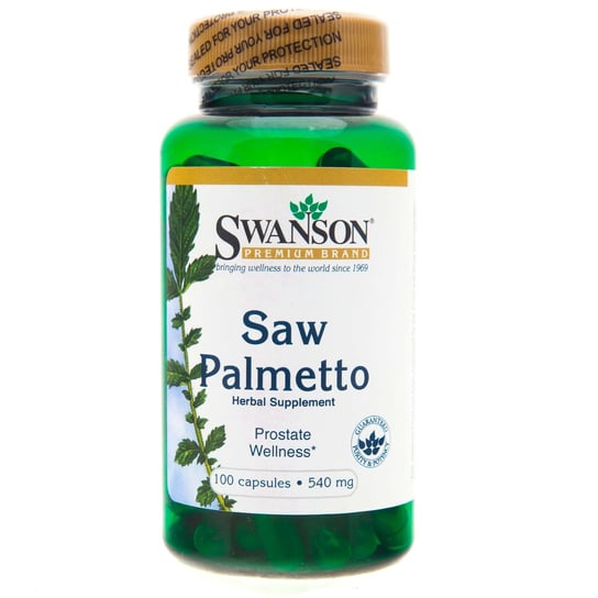 Saw Palmetto SWANSON, 540 mg, 100 kapsułek Swanson