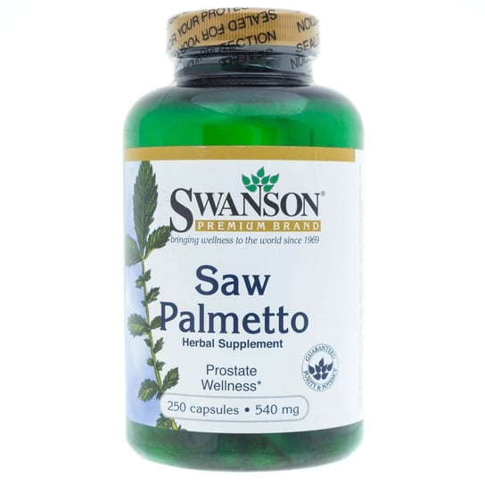 Saw Palmetto SWANSON, 540 mg, 250 kapsułek Swanson