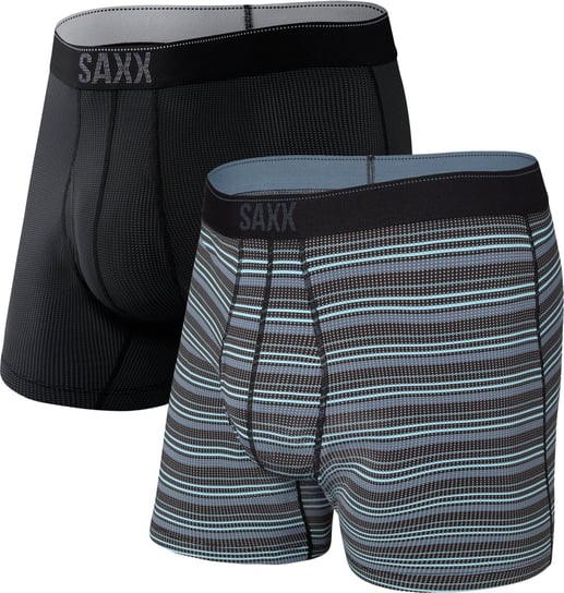 Saxx, Bokserki męskie, Quest Boxer Brief Fly, 2-pack, rozmiar M SAXX
