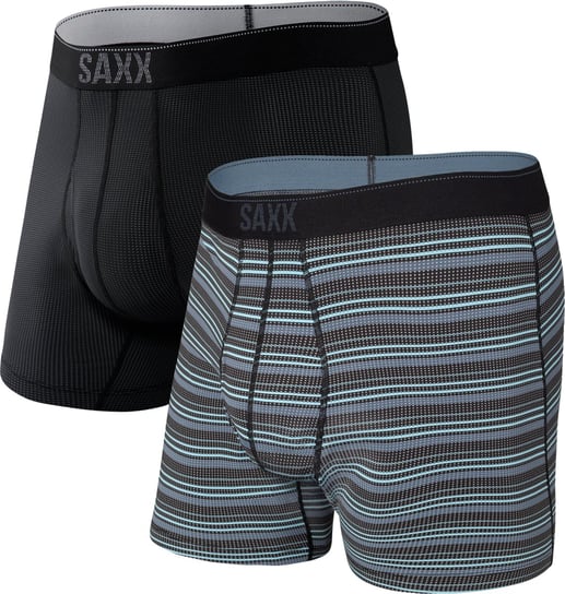 Saxx, Bokserki męskie, Quest Boxer Brief Fly, 2-pack, rozmiar XL SAXX