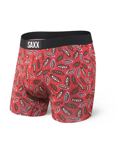 Saxx, Bokserki męskie, Vibe Boxer Brief Red Shield, rozmiar M SAXX