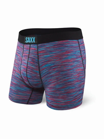 Saxx, Bokserki męskie, Vibe Boxer Brief Space Dye, czerwono-niebieski, rozmiar S SAXX
