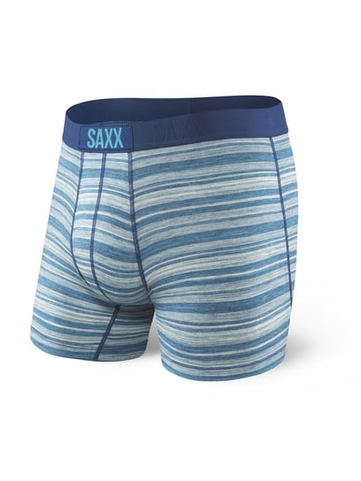 Saxx, Bokserki męskie, Vibe Boxer Modern Fit, szaro-niebieski, rozmiar S SAXX