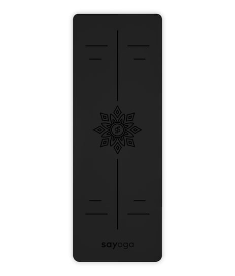 Sayoga, Mata do jogi, Performance Black, czarny, 183x61x0,4 cm Sayoga
