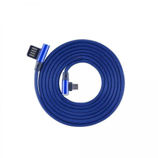 SBOX Kabel MicroUSB USB-MICRO-90 1,5m 90° niebieski Sbox