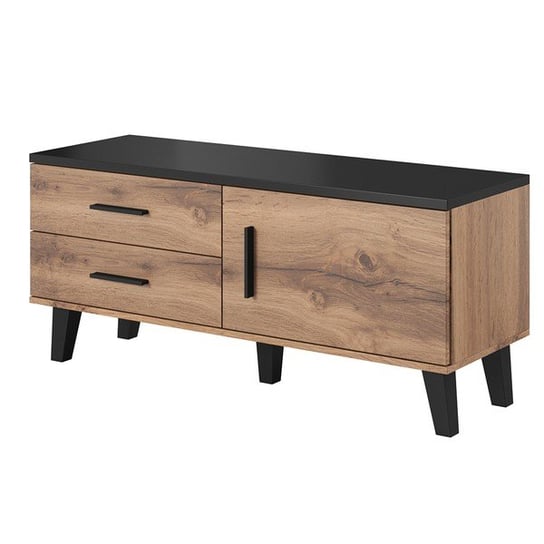 Scandinavian style TV cabinet Livorno 120cm High Glossy Furniture