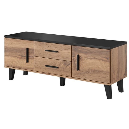 Scandinavian style TV cabinet LIVORNO 140cm High Glossy Furniture