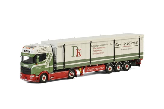 Scania S Highline naczepa walking floor Dennis Kirscht Transporte 1/50 WSI WSI Models