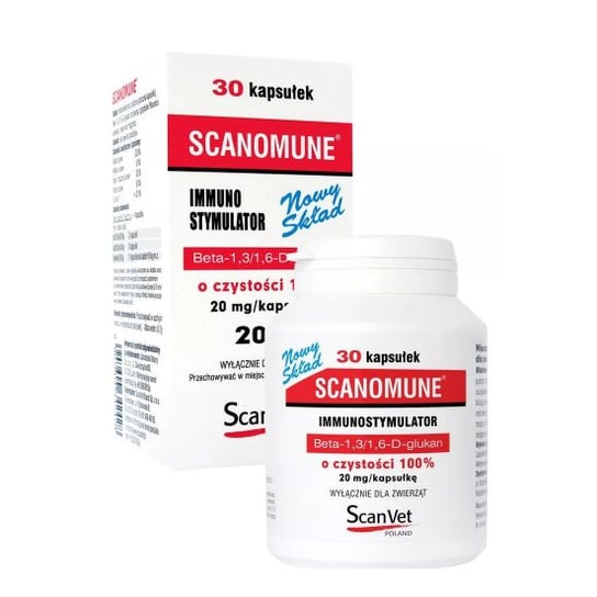 Scanvet Scanomune 20 mg 30 Kapsułek SCANVET