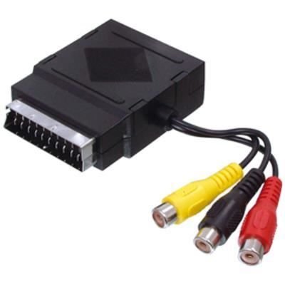 Scart Scart 63 męski/żeński adapter Scart 3 Nedis