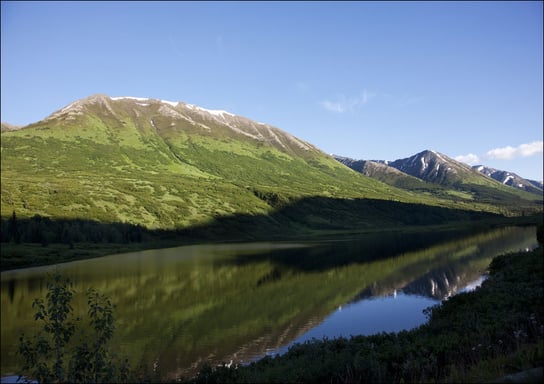 Scenic view from the Seward Highway in the Chugach National Forest., Carol Highsmith - plakat 50x40 cm Galeria Plakatu