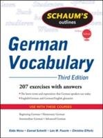 Schaum's Outline of German Vocabulary, 3ed Weiss Edda