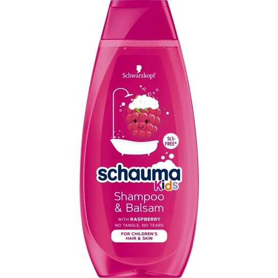 Schauma, Kids, Szampon i odżywka do włosów dla dziewczynek z ekstraktem z maliny, 400 ml Schwarzkopf