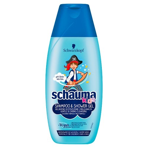 Schauma, Kids, Szampon i żel pod prysznic do włosów i skóry dzieci, 250 ml Schwarzkopf