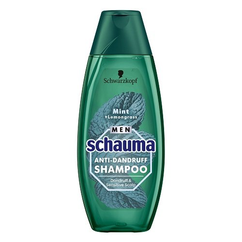 Schauma, Men, szampon przeciwłupieżowy z miętą i trawą cytrynową, 400 ml Schauma