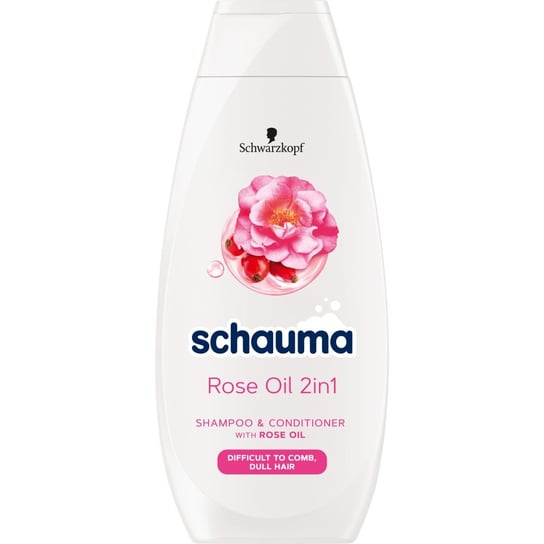 Schauma, Rose Oil, Szampon i odżywka ułatwiająca rozczesywanie do włosów splątanych i matowych, 400 ml Schauma