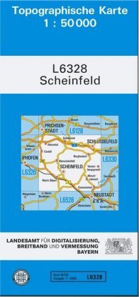 Scheinfeld 1 : 50 000 Ldbv Bayern, Landesamt Fur Digitalisierung Breitband Und Vermessung Bayern