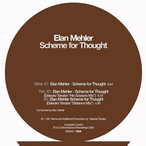 Scheme for Thought Elan Mehler