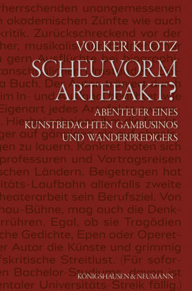 Scheu vorm Artefakt? Königshausen & Neumann