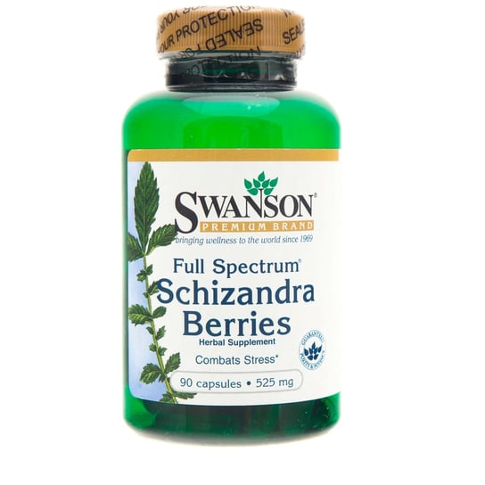 Schizandra Berries SWANSON, 525 mg, Suplement diety, 90 kaps. Swanson