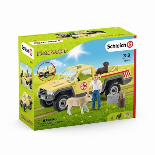 Schleich 42503 Samochód weterynarza na farmie Schleich