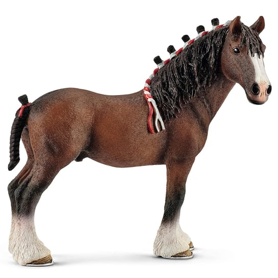 Schleich Farm World - Figurka Koń Rasy Clydesdale Wałach, Figurka Dla Dzieci 3+ Schleich