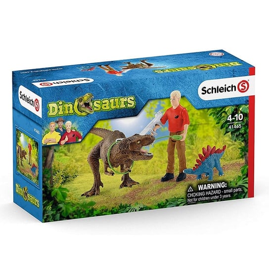 Schleich, figurka, Atak Tyrannosaurusa Rexa, 41465 Schleich