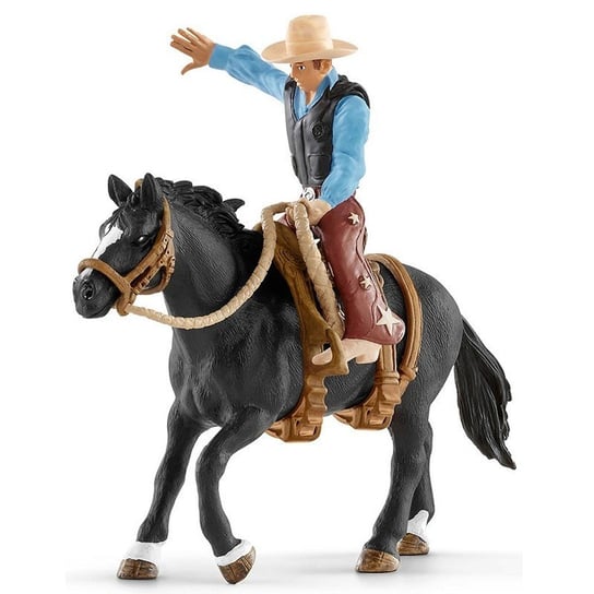 Schleich, Figurka kolekcjonerska, Kowboj na koniu, 41416 Schleich