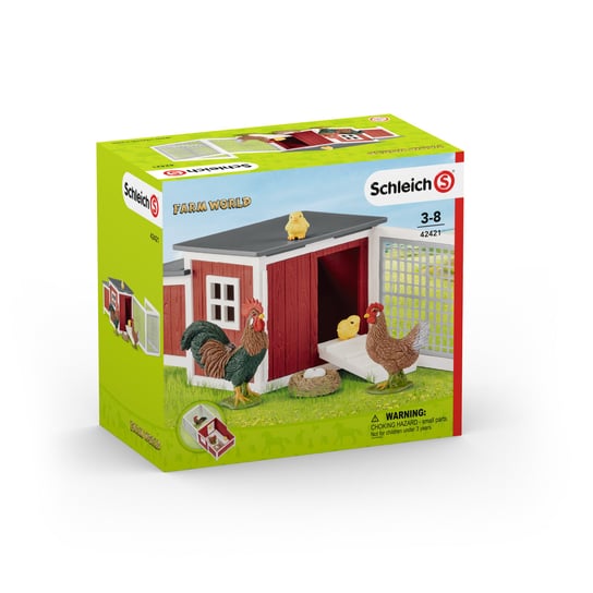 Schleich, Figurka kolekcjonerska, zestaw Klatka dla Kurczaków Schleich