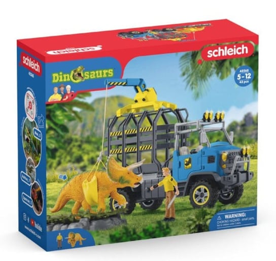 Schleich, figurka, Misja Transportu Dinozaurów, 42565 Schleich