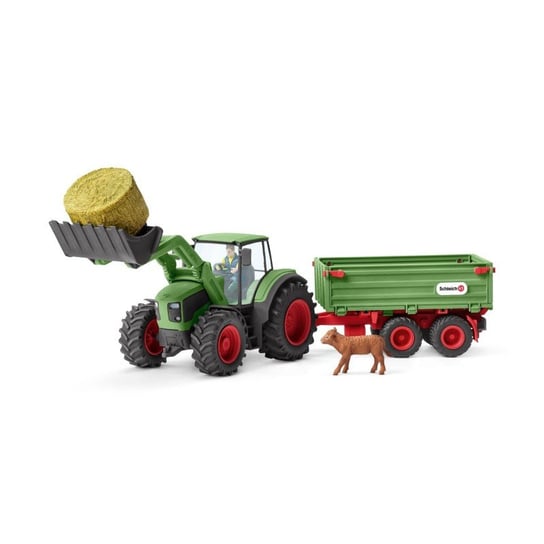 Schleich, figurka Traktor z przyczepą Schleich