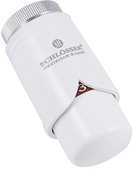 Schlosser Brillant głowica termostatyczna biała 600200002 Inna marka