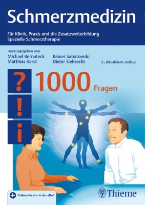 Schmerzmedizin - 1000 Fragen Thieme Georg Verlag, Thieme