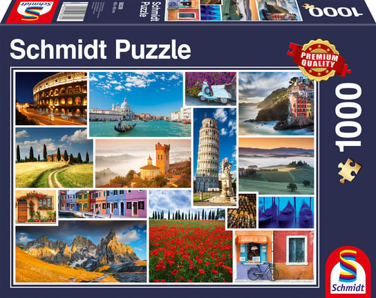 Schmidt, puzzle, A może wakacje we Włoszech..., 1000 el. Schmidt