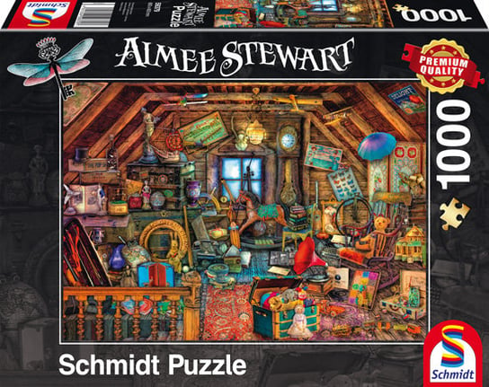 Schmidt, puzzle, Aimee Stewart, Poddasze pełne wspomnień, 1000 el. Schmidt