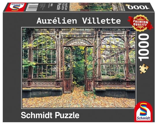 Schmidt, puzzle, Aurelien Villette Porośnięte okna łukowe Schmidt, 1000 el. Schmidt
