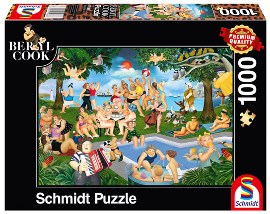 Schmidt, puzzle, Beryl Cook Letnia Impreza, 1000 el. Schmidt