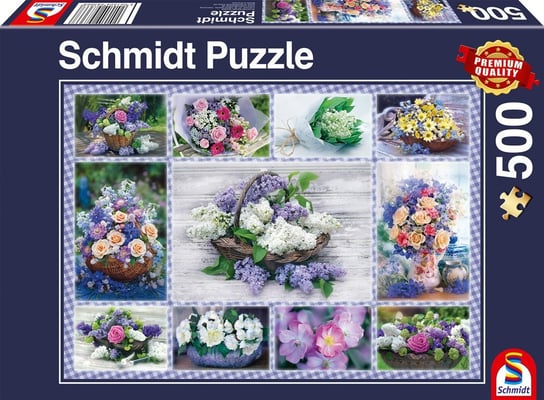 Schmidt, puzzle, Bukiety kwiatów, 500 el. Schmidt