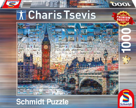 Schmidt, puzzle, Charis Tsevis, Londyn, 1000 el. Schmidt