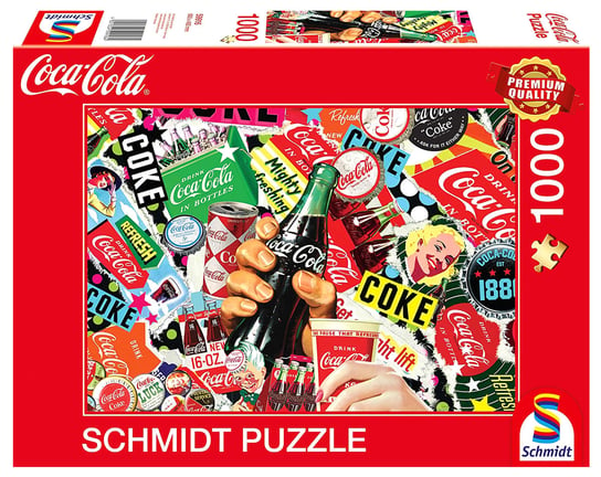 Schmidt, puzzle, Coca-Cola Reklama, 1000 el. Schmidt