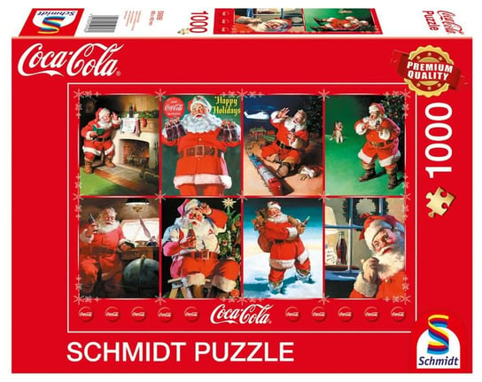 Schmidt, puzzle, Coca-Cola Święty Mikołaj, 1000 el. Schmidt