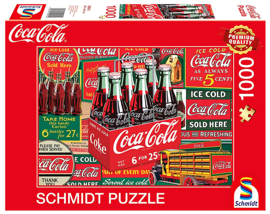 Schmidt, puzzle, Coca-Cola Tradycja, 1000 el. Schmidt
