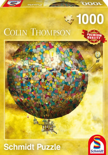Schmidt, puzzle, Colin Thompson, Podróż balonem, 1000 el. Schmidt
