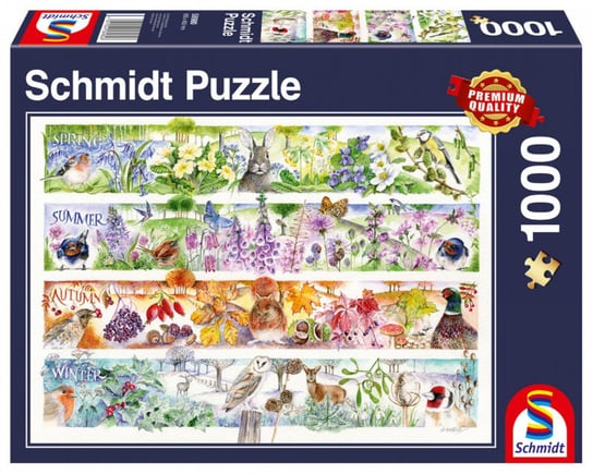 Schmidt, puzzle, Cztery pory roku, 1000 el. Schmidt