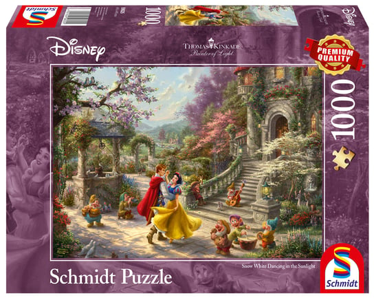 Schmidt, puzzle, Disney, Królewna Śnieżka i siedmiu krasnoludków, 1000 el. Schmidt