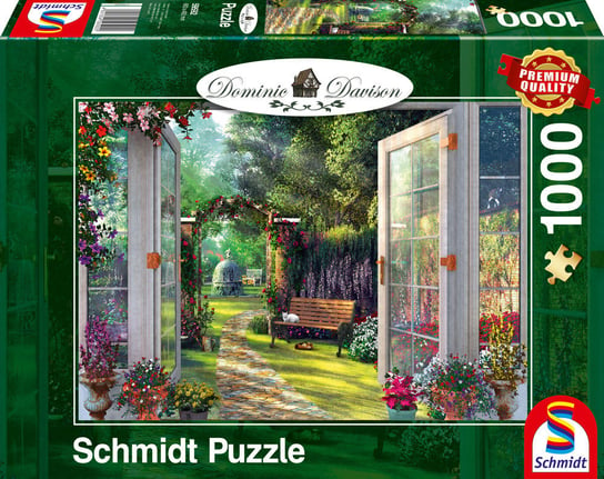 Schmidt, puzzle, Dominic Davision Pokój z widokiem na ogród, 1000 el. Schmidt