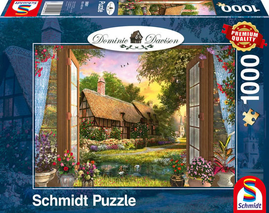 Schmidt, puzzle, Dominic Davison Pokój z widokiem na wiejski dom, 1000 el. Schmidt