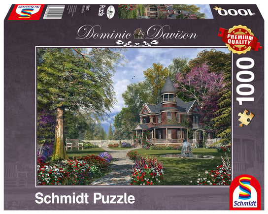 Schmidt, puzzle, Dominic Davison Rezydencja z wieżą, 1000 el. Schmidt