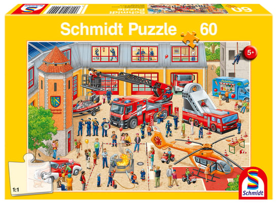 Schmidt, puzzle, Dzień Dziecka w straży pożarnej, 60 el. Schmidt