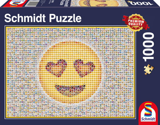 Schmidt, puzzle, Emotikony, 1000 el. Schmidt